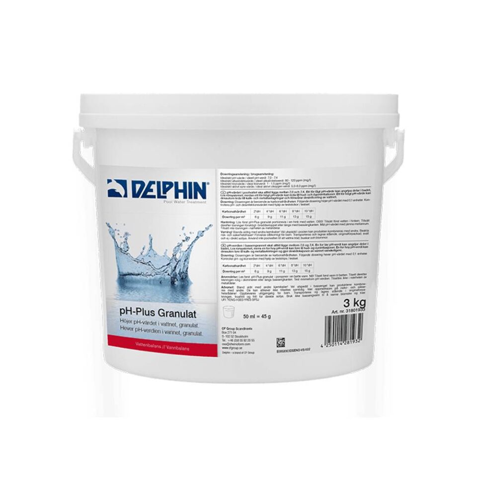 DELPHIN pH-Plus Granulat, 3 kg